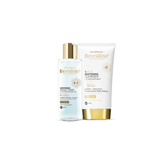 BEESLINE WHITENING FACIAL CLEANSING ROUTINE (CLEANSER 150ML+ TONER 200ML) FOR ALL SKIN TYPES