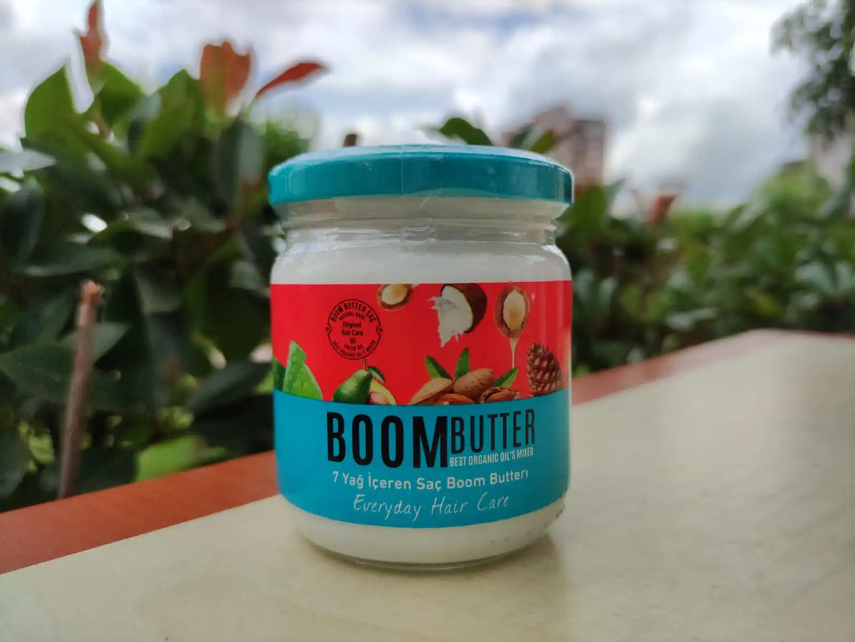 BOOM BUTTER HAIR CARE CREAM, 7 NATURAL OILS, VEGAN, 190 ML
