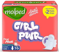 MOLPED GIRL POWER FLORAL MUSK 16 PADS