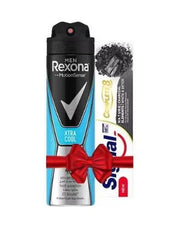 Rexona Men Xtra Cool Antiperspirant Deodorant Spray - 150ml + Signal Toothpaste - 50 ml