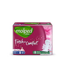 MOLPED FRESH&COMFORT ULTR THIN LONG 6 PADS