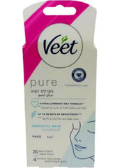 VEET WAX STRIPS FOR FACE