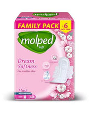MOLPED SOFT MUSK MAXI COMPRESSED LONG 40 PADS