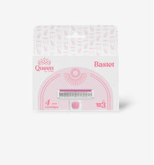 Queen Bastet 3 Blade Razor Refills – 4 Triple-Blade Cartridges