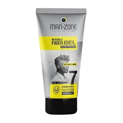 Man-zone Invisible Fiber Gel Strong Hold Medium Shine 175ml