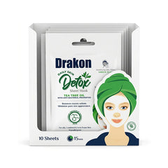 Drakon Daily Skin Detox Sheet Mask 1pcs - ماسك للوجه دراكون 1 قطعة