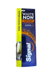 SIGNAL WHITE NOW STAIN REMOVER FREE TOOTH BRUSH