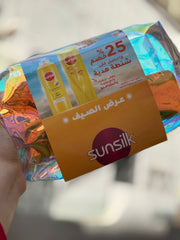 SUNSLIK SOFT & SMOOTH BAG (LEAVE ON CREAM 200ml + SHAMPOO 350ml )