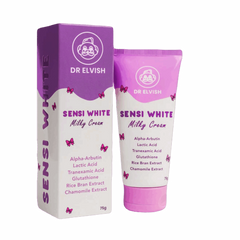 DR ELVISH SENSI WHITE MILKY CREAM 75GM