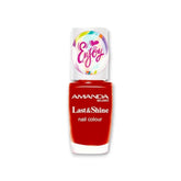 Amanda HOT RED 626 Last & Shine Nail polish 12ml