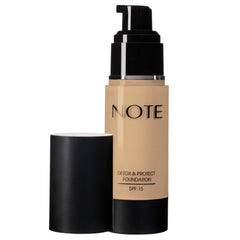 NOTE 03 MEDIUM BEIGE DETOX PROTECT&FOUNDATION SPF15 30ML