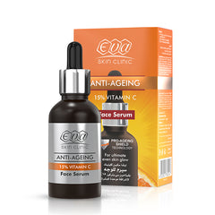 EVA SKIN CLINIC 15% VITAMIN C FACE SERUM 30ML