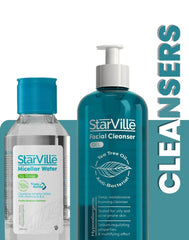 STARVILLE FACIAL CLEANCER 400ML + MICELLAR WATER 200ml OFFER
