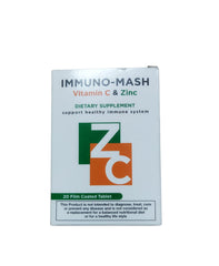 IMMUNO MASH VITAMIN C & ZINC 20TABLET