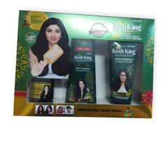KESH KING SET ANTI-HAIRFALL ( OIL 100ML+ SHAMPOO 200ML+ CONDITIONER 200ML )