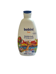 BOBINI FUN BUBBLE BATH & BODY WASH – HIGH FOAM – STRAWBERRY SCENT 500ML