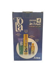 TOLA BOX ( BABY SHAMPOO 250ML + OIL REPLACEMENT 150ML + BABY SHAMPOO 80 ML + OIL REPLACEMENT 50 ML )