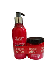 CLARY CONDITIONER 300ML & CLARY HAIR MASK 300ML OFFER