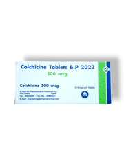 Colchicine Tablets 500 mcg 10strips * 10tablets