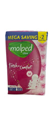MOLPED FRESH&COMFORT ULTRA THIN 22PADS EXTRA LONG