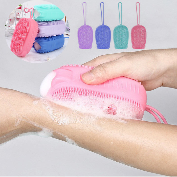 ANNINA SILICONE BUBBLE BATH BRUSH DOUBLE-SIDED