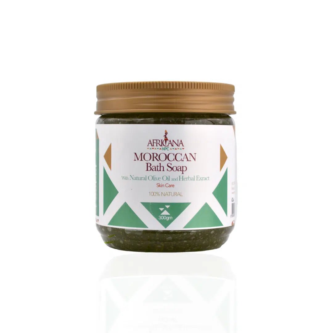 AFRICANA MOROCCAN BATH SOAP WITH OLIVE OIL&HERBAL EXTRACT 300GM - Anwar Store