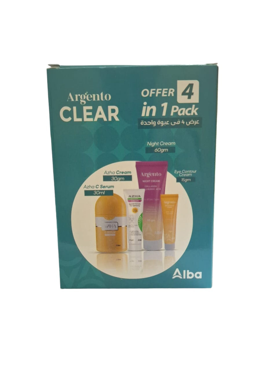 ARGENTO BOX (EYE CONTOUR+NIGHT CREAM+C SERUM+CREAM) - Anwar Store