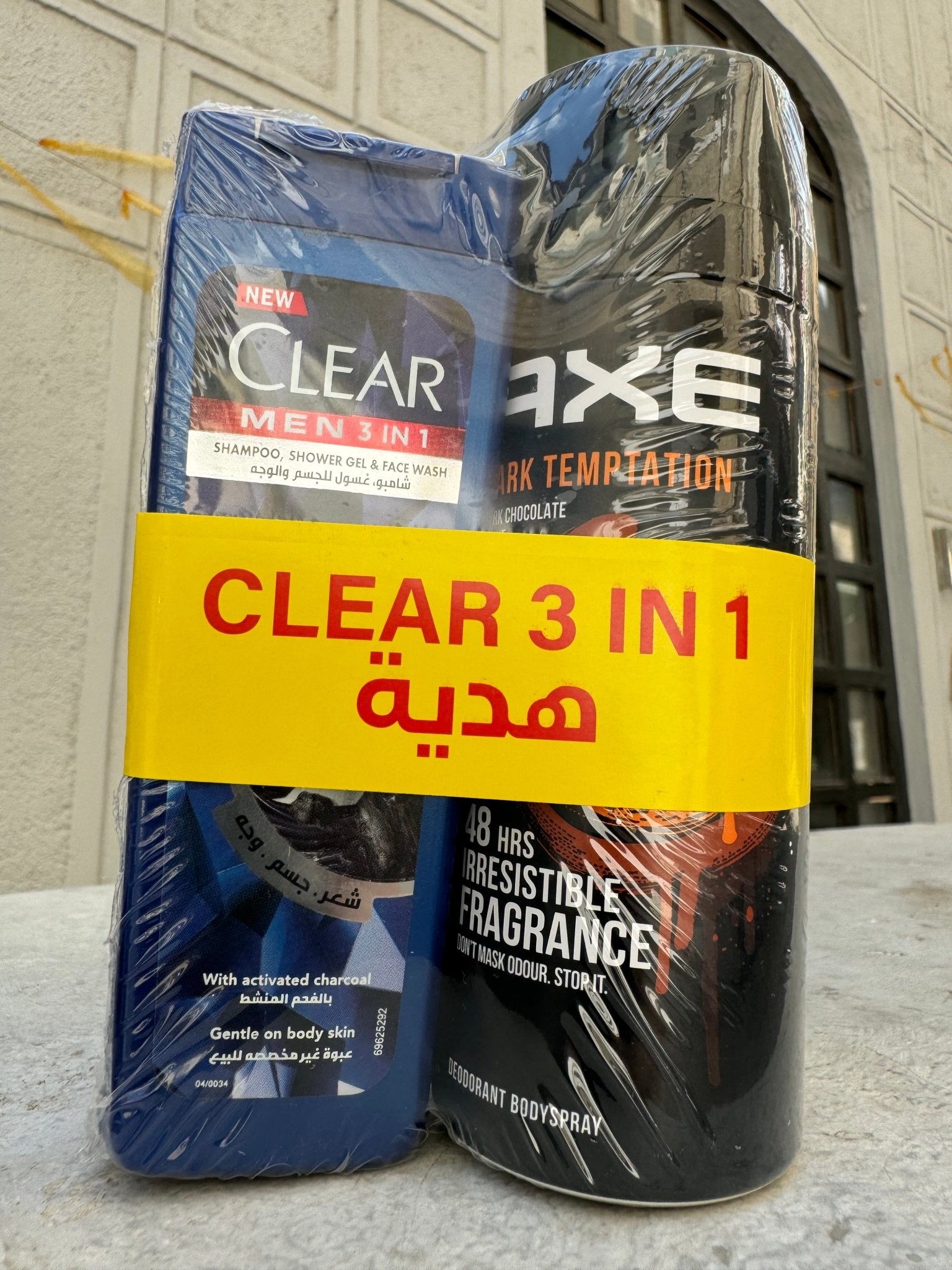 AXE SPRAY DARK TEMPTATION 150ML +CLEAR SHAMPOO 90ML 3IN1 OFFER - Anwar Store