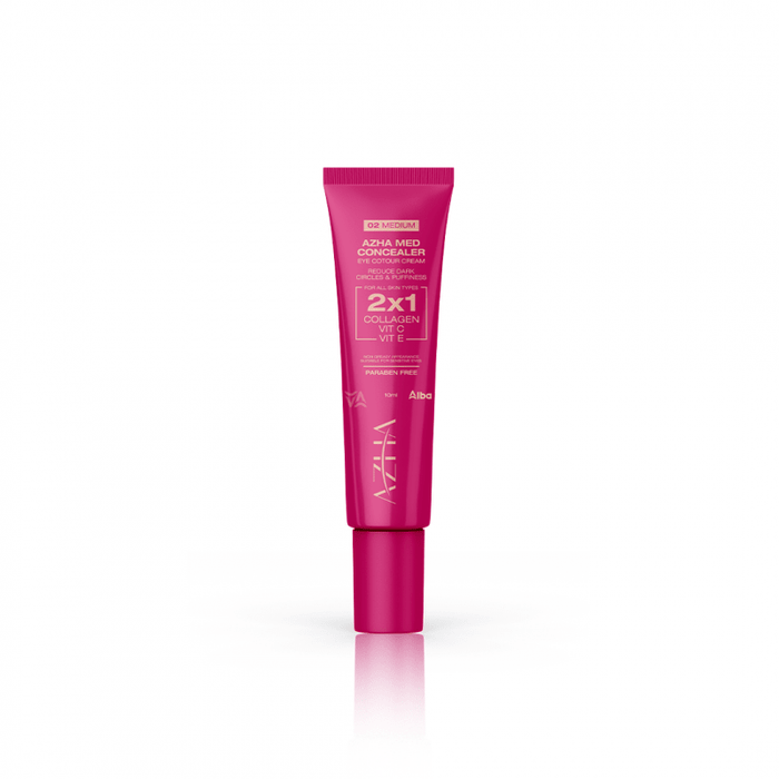 AZHA CONCEALER (02) MEDIUM EYE CONTOUR CREAM 12ML - Anwar Store