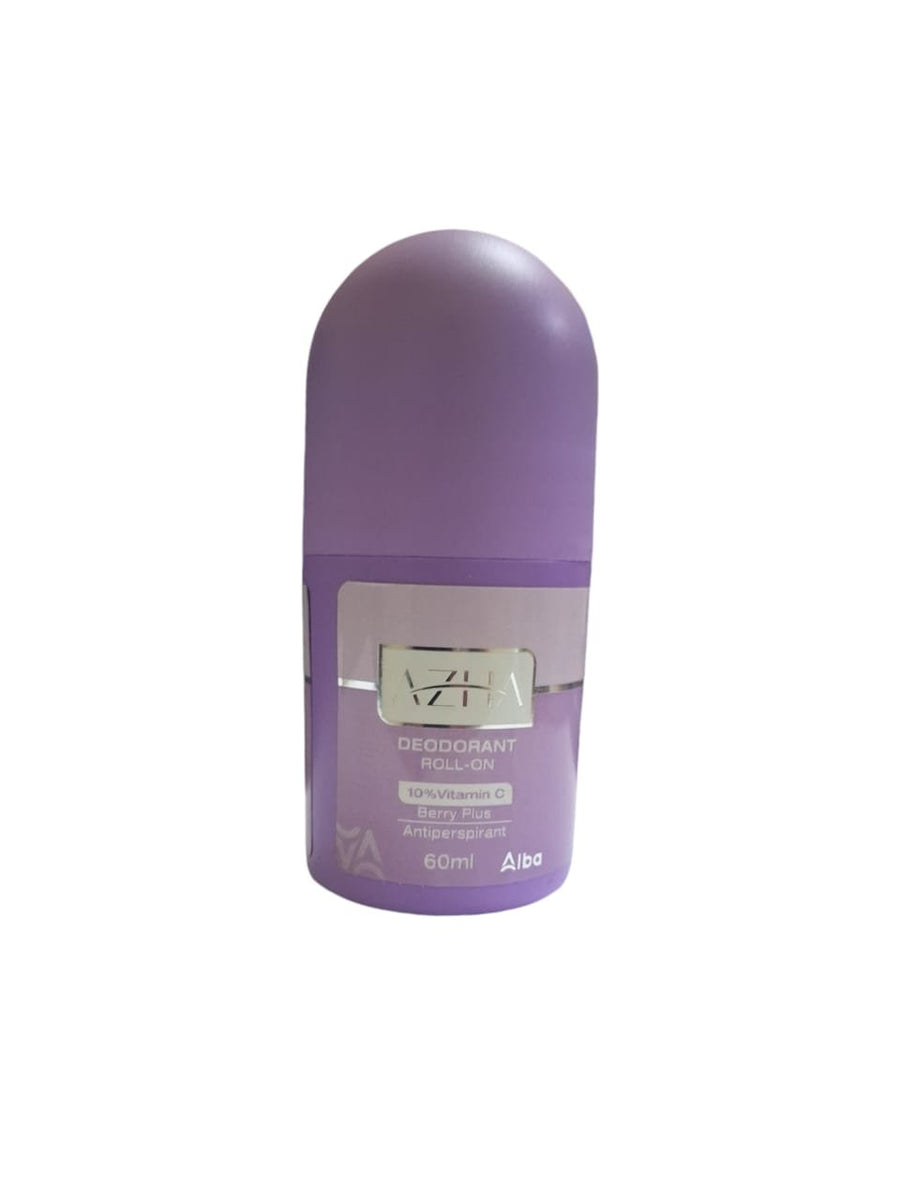 AZHA ROLL ON WHITENING DEODORANT 10%VITAMIN C BERRY PLUS 50ML - Anwar Store