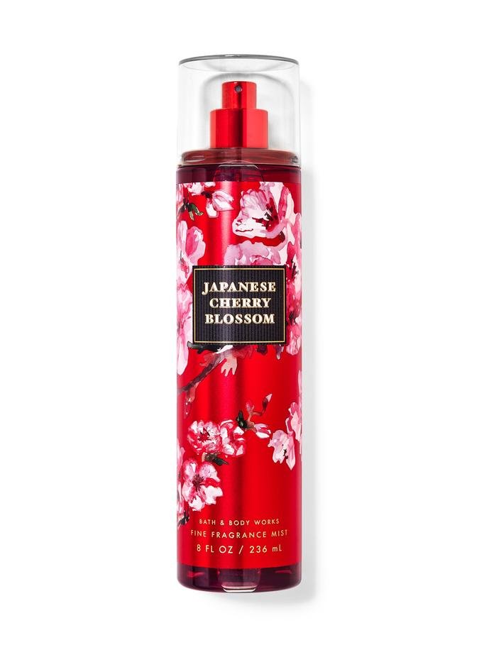 BATH N BODY Japanese Cherry Blossom Fine Fragrance Mist 236ml - Anwar Store