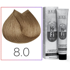 BES HIGH FIDELITY HAIR COLOR 08 100ML - Anwar Store