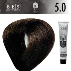 BES The Future Of Hi Fi Hair Color No.5.0 100ML - Anwar Store