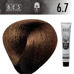 BES The Future Of Hi Fi Hair Color No.6.7 100ML - Anwar Store