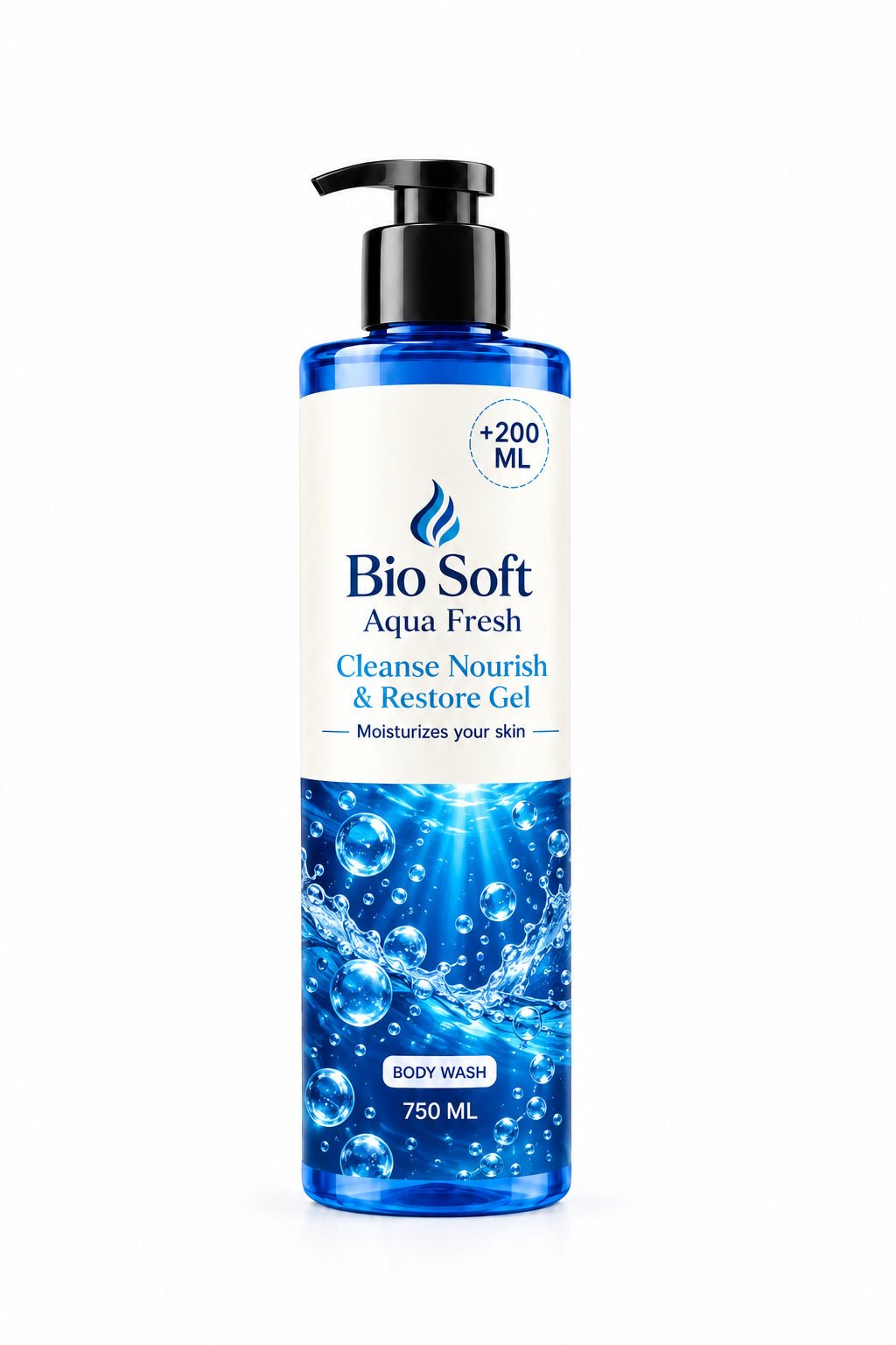 BIO SOFT FRESH AQUA SHOWER GEL 750ML+200ML - Anwar Store