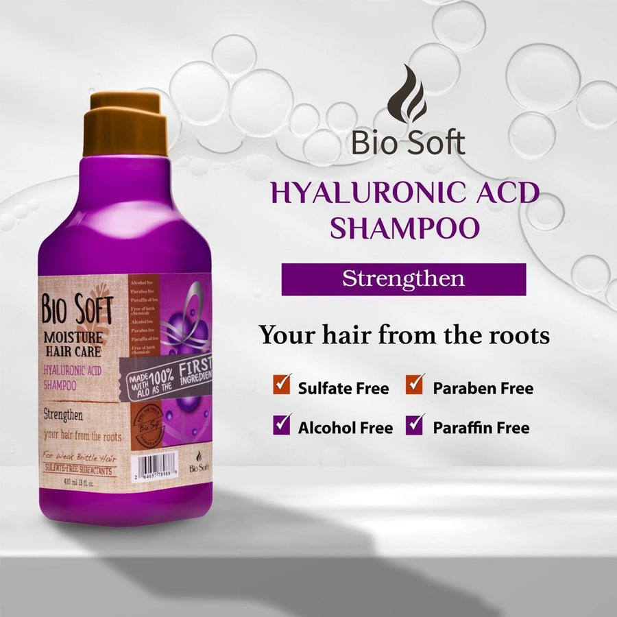BIO SOFT HYALURONIC ACID SHAMPOO 490ML - Anwar Store