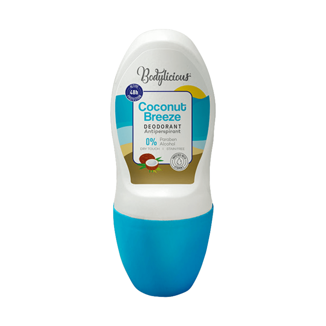 BODYLICIOUS COCONUT BREEZE ANTIPERSPIRANT DEODORANT 50ML - Anwar Store