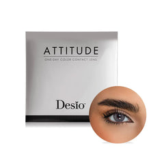 DESIO BOLD GREY ATTITUDE ONE DAY COLOR CONTACT LENS