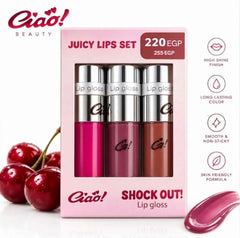 CIAO JUICY LIPS SET (13+19+6) LIP GLOSS