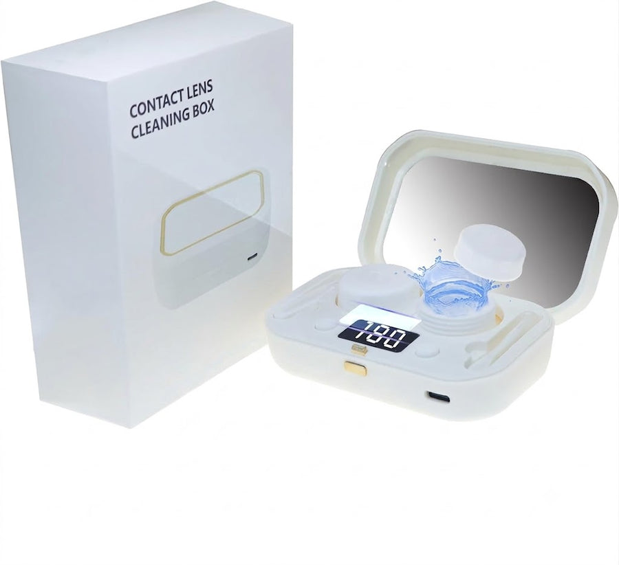 CONTACT LENS CLEANING BOX