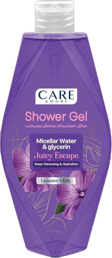 CARE & MORE SHOWER GEL LAVENDER & LILLY 500ML - Anwar Store