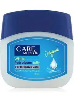 CARE & MORE WHITE PETROLEUM JELLY ORIGINAL FOR INTENSIVE CARE 100ML - Anwar Store