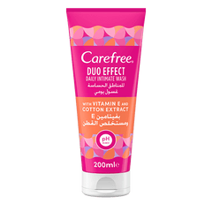 Carefree Duo Effect Intimate Wash With Vitamin E & Cotton Extract 200ML