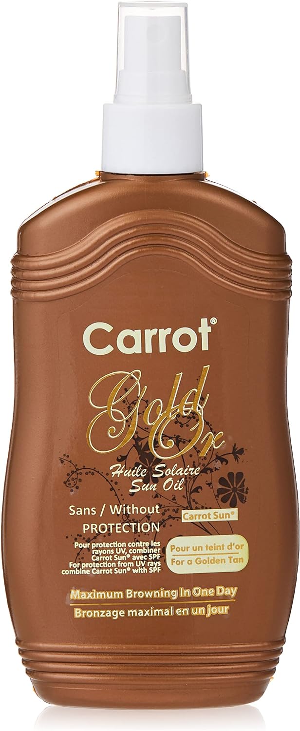 CARROT SUN OIL GOLD SPRAY 200ML - Anwar Store