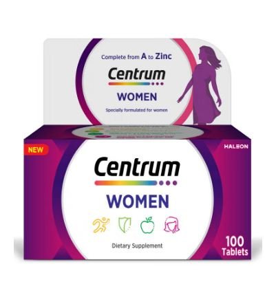 CENTRUM WOMEN DIETARY SUPPLEMENT 100 TABLETS - Anwar Store