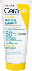 CERAVE INVISIBLE HYDRATING SUNSCREEN SPF50+ FACE & BODY 177ML - Anwar Store