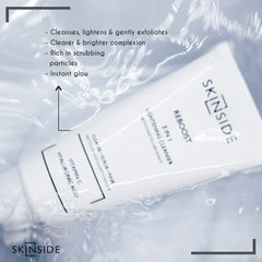 SKINSIDE REBOOST 3 IN 1 VITAMIN C& HYALURONIC ACID LIGHTENING CLEANSER 150ML