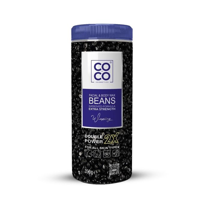 COCO FACIAL & BODY WAX BEANS 350G (BLACK) - Anwar Store