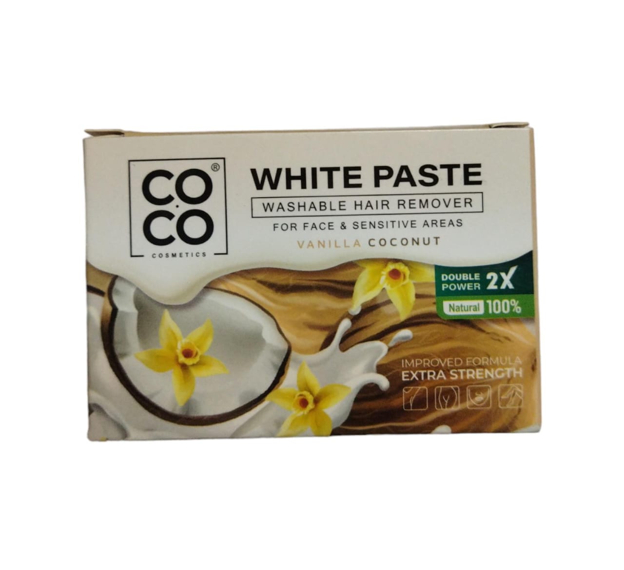 COCO WHITE PASTE VANILLA COCONUT 100GM - Anwar Store