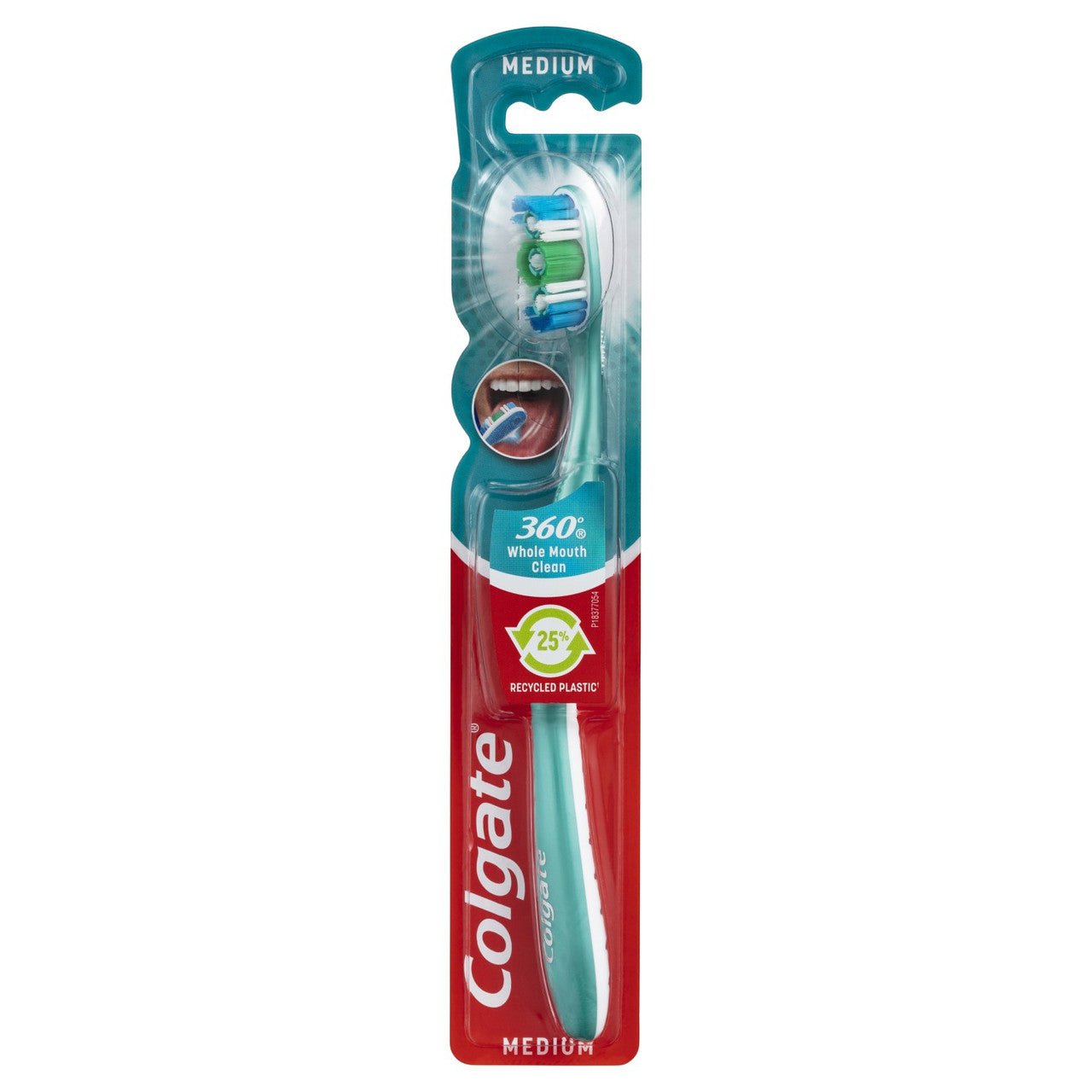 COLGATE 360 WHOLE MOUTH CLEAN COMPACT TOOTHBRUSH MEDIUM - Anwar Store